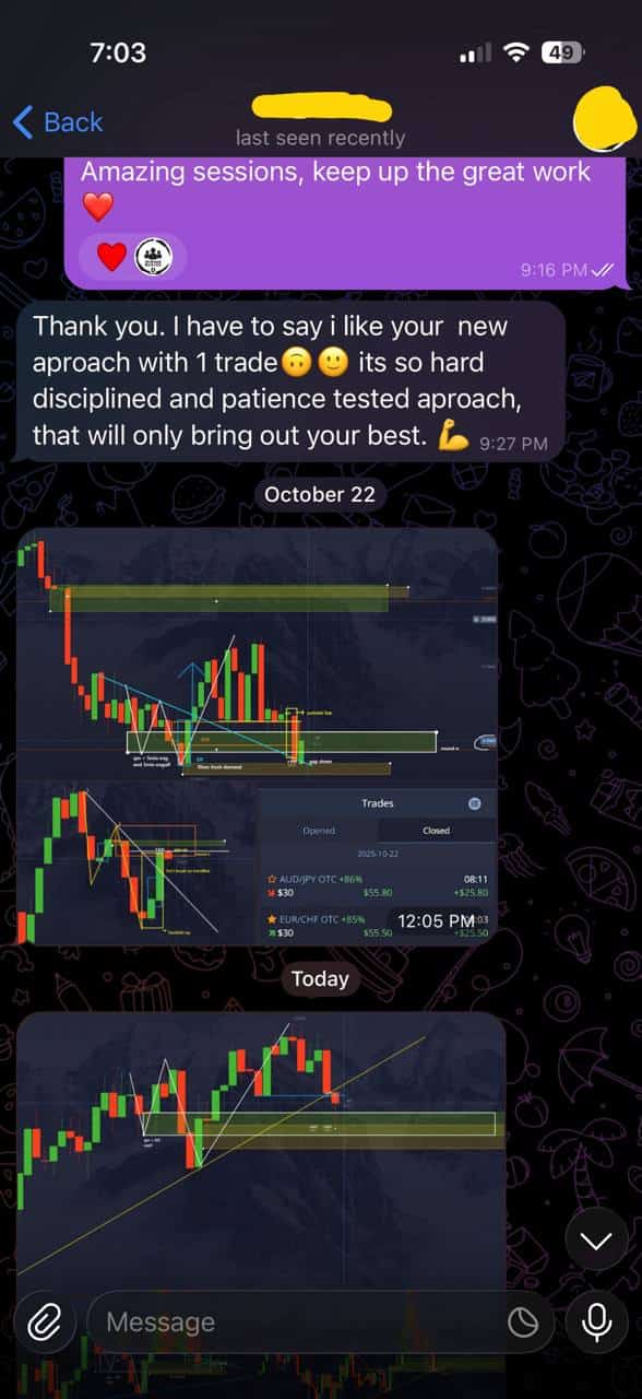 Binary options student trading result 2