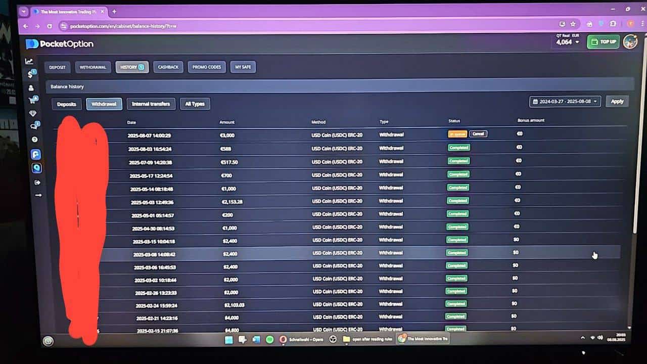 Binary options student trading result 3